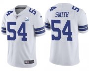 Wholesale Cheap Men's Dallas Cowboys #54 Jaylon Smith 60th Anniversary White Vapor Untouchable Stitched NFL Nike Limited Jersey