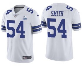 Wholesale Cheap Men\'s Dallas Cowboys #54 Jaylon Smith 60th Anniversary White Vapor Untouchable Stitched NFL Nike Limited Jersey