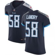 Wholesale Cheap Nike Titans #58 Harold Landry Navy Blue Team Color Men's Stitched NFL Vapor Untouchable Elite Jersey