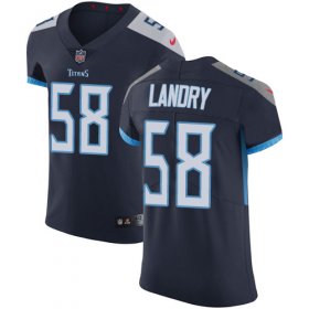 Wholesale Cheap Nike Titans #58 Harold Landry Navy Blue Team Color Men\'s Stitched NFL Vapor Untouchable Elite Jersey