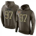 Wholesale Cheap NFL Men's Nike Cincinnati Bengals #97 Geno Atkins Stitched Green Olive Salute To Service KO Performance Hoodie