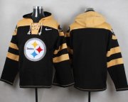 Wholesale Cheap Nike Steelers Blank Black Player Pullover NFL Hoodie