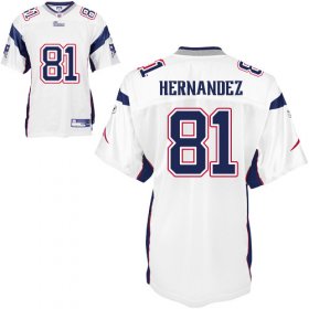 Wholesale Cheap Patriots #81 Aaron Hernandez White Stitched NFL Jersey