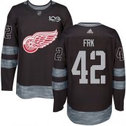 Wholesale Cheap Adidas Red Wings #42 Martin Frk Black 1917-2017 100th Anniversary Stitched NHL Jersey