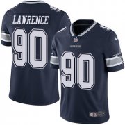 Wholesale Cheap Nike Dallas Cowboys #90 Demarcus Lawrence Navy Blue Team Color Men's Stitched NFL Vapor Untouchable Limited Jersey