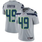 Wholesale Cheap Nike Seahawks #49 Shaquem Griffin Grey Alternate Men's Stitched NFL Vapor Untouchable Limited Jersey