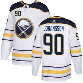 Wholesale Cheap Adidas Sabres #90 Marcus Johansson White Road Authentic Stitched NHL Jersey