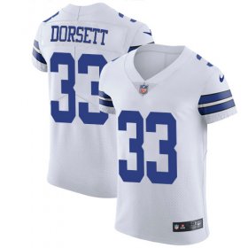 Wholesale Cheap Nike Cowboys #33 Tony Dorsett White Men\'s Stitched NFL Vapor Untouchable Elite Jersey