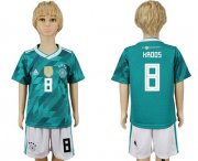 Wholesale Cheap Germany #8 Kroos Away Kid Soccer Country Jersey