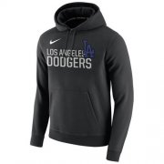Wholesale Cheap Los Angeles Dodgers Nike Club Fleece Pullover Black MLB Hoodie