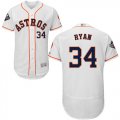 Wholesale Cheap Astros #34 Nolan Ryan White Flexbase Authentic Collection 2019 World Series Bound Stitched MLB Jersey