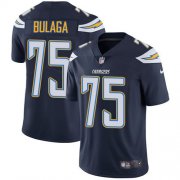 Wholesale Cheap Nike Chargers #75 Bryan Bulaga Navy Blue Team Color Men's Stitched NFL Vapor Untouchable Limited Jersey