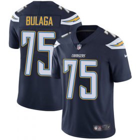 Wholesale Cheap Nike Chargers #75 Bryan Bulaga Navy Blue Team Color Men\'s Stitched NFL Vapor Untouchable Limited Jersey