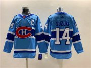 Wholesale Cheap Men's Montreal Canadiens #14 Nick Suzuki 2022-23 Reverse Retro Stitched Jersey