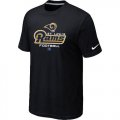 Wholesale Cheap Nike Los Angeles Rams Big & Tall Critical Victory NFL T-Shirt Black