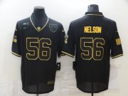 Wholesale Cheap Men's Indianapolis Colts #56 Quenton Nelson Black Gold 2020 Salute To Service Stitched NFL Nike Limited Jersey