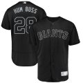 Wholesale Cheap San Francisco Giants #28 Buster Posey Hum Buss Majestic 2019 Players' Weekend Flex Base Authentic Player Jersey Black