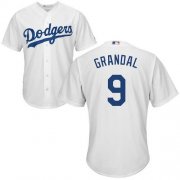 Wholesale Cheap Dodgers #9 Yasmani Grandal White Cool Base Stitched Youth MLB Jersey
