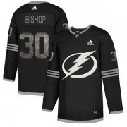 Wholesale Cheap Adidas Lightning #30 Ben Bishop Black Authentic Classic Stitched NHL Jersey