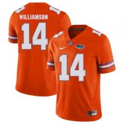 Wholesale Cheap Florida Gators Orange #14 Chris Williamson Football Player Performance Jersey