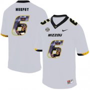 Wholesale Cheap Missouri Tigers 6 Marcus Murphy III White Nike Fashion College Football Jersey