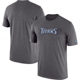 Wholesale Cheap Tennessee Titans Nike Sideline Seismic Legend Performance T-Shirt Charcoal