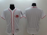 Wholesale Cheap Reds Blank White Flexbase Authentic Collection Stitched MLB Jersey