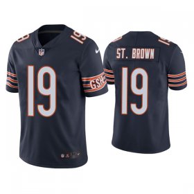 Wholesale Cheap Men\'s Chicago Bears #19 Equanimeous St. Brown Navy Vapor untouchable Limited Stitched Jersey