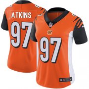 Wholesale Cheap Nike Bengals #97 Geno Atkins Orange Alternate Women's Stitched NFL Vapor Untouchable Limited Jersey
