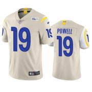 Wholesale Cheap Men's Los Angeles Rams #19 Brandon Powell Cream Vapor Untouchable Limited Stitched Football Jersey