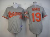 Wholesale Cheap Orioles #19 Chris Davis Grey Cool Base Stitched MLB Jersey