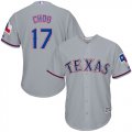 Wholesale Cheap Rangers #17 Shin-Soo Choo Grey Cool Base Stitched Youth MLB Jersey