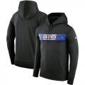 Wholesale Cheap Men's New York Giants Nike Charcoal Sideline Team Performance Pullover Hoodie