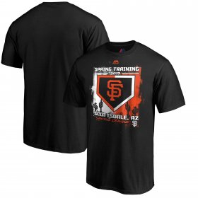 Wholesale Cheap San Francisco Giants Majestic 2019 Spring Training Base On Ball T-Shirt Black