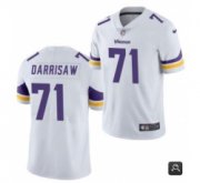 Wholesale Cheap Men Minnesota Vikings #71 Christian Darrisaw White 2021 Vapor Untouchable Limited Stitched NFL Jersey