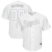 Wholesale Cheap Kansas City Royals Majestic 2019 Players' Weekend Cool Base Roster Custom Jersey White