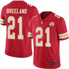 Wholesale Cheap Nike Chiefs #21 Bashaud Breeland Red Team Color Youth Stitched NFL Vapor Untouchable Limited Jersey