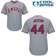 Wholesale Cheap Angels #44 Reggie Jackson Grey Cool Base Stitched Youth MLB Jersey