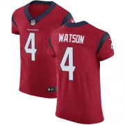 Wholesale Cheap Nike Texans #4 Deshaun Watson Red Alternate Men's Stitched NFL Vapor Untouchable Elite Jersey