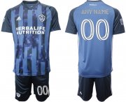 Wholesale Cheap Men 2020-2021 club Los Angeles Galaxy away customized blue Soccer Jerseys