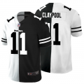 Cheap Pittsburgh Steelers #11 Chase Claypool Men's Black V White Peace Split Nike Vapor Untouchable Limited NFL Jersey