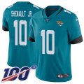 Wholesale Cheap Nike Jaguars #10 Laviska Shenault Jr. Teal Green Alternate Men's Stitched NFL 100th Season Vapor Untouchable Limited Jersey