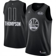 Wholesale Cheap Nike Warriors #11 Klay Thompson Black NBA Jordan Swingman 2018 All-Star Game Jersey