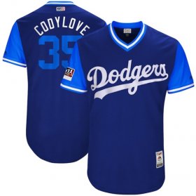 Wholesale Cheap Dodgers #35 Cody Bellinger Royal \"Codylove\" Players Weekend Authentic Stitched MLB Jersey