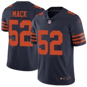 Wholesale Cheap Nike Bears #52 Khalil Mack Navy Blue Alternate Youth Stitched NFL Vapor Untouchable Limited Jersey