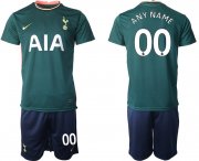 Wholesale Cheap Men 2020-2021 club Tottenham Hotspur away customized green Soccer Jerseys