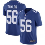 Wholesale Cheap Nike Giants #56 Lawrence Taylor Royal Blue Team Color Men's Stitched NFL Vapor Untouchable Limited Jersey