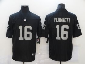 Wholesale Cheap Men\'s Las Vegas Raiders #16 Jim Plunkett Black 2017 Vapor Untouchable Stitched NFL Nike Limited Jersey