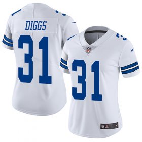 Wholesale Cheap Nike Cowboys #31 Trevon Diggs White Women\'s Stitched NFL Vapor Untouchable Limited Jersey