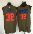 Wholesale Cheap Los Angeles Clippers #32 Blake Griffin Olive Nike Swingman Jersey